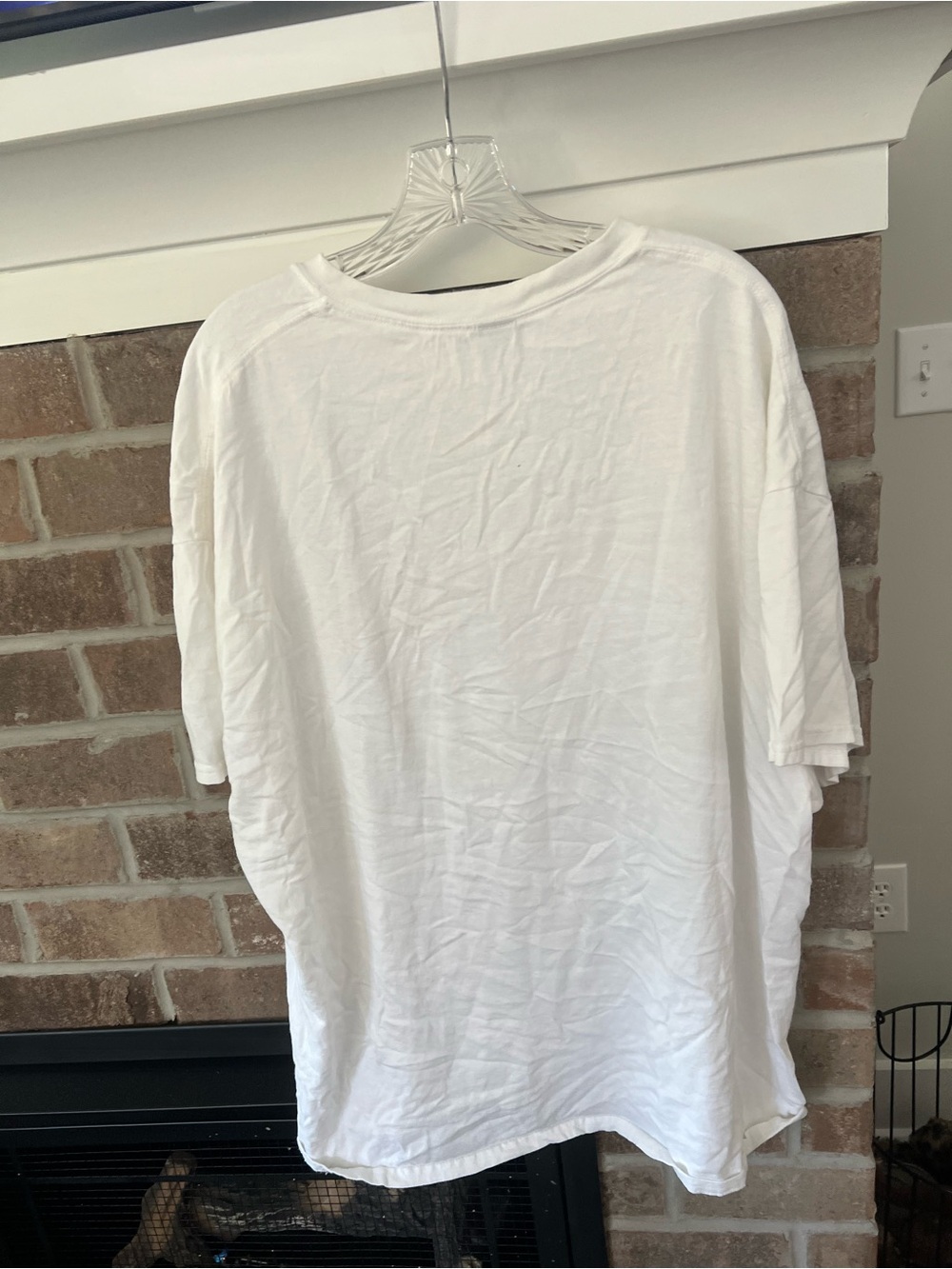 Gildan White RN Graphic Tee - Black Print - Picture 3 of 3